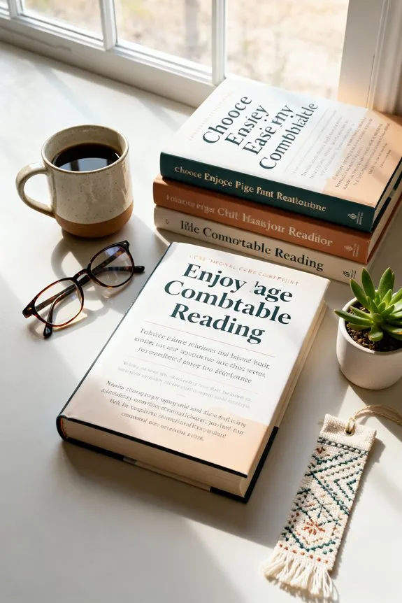 choosing large print books wisely