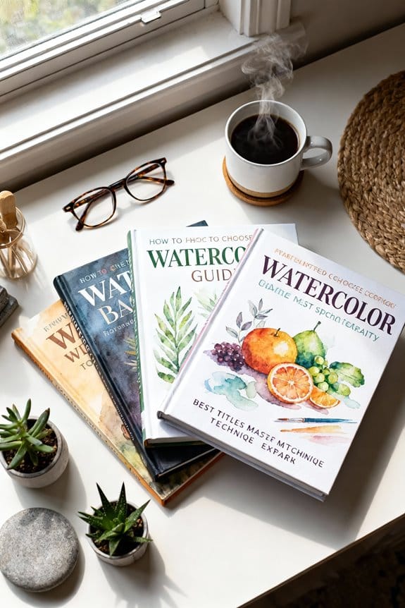 choosing watercolor painting books